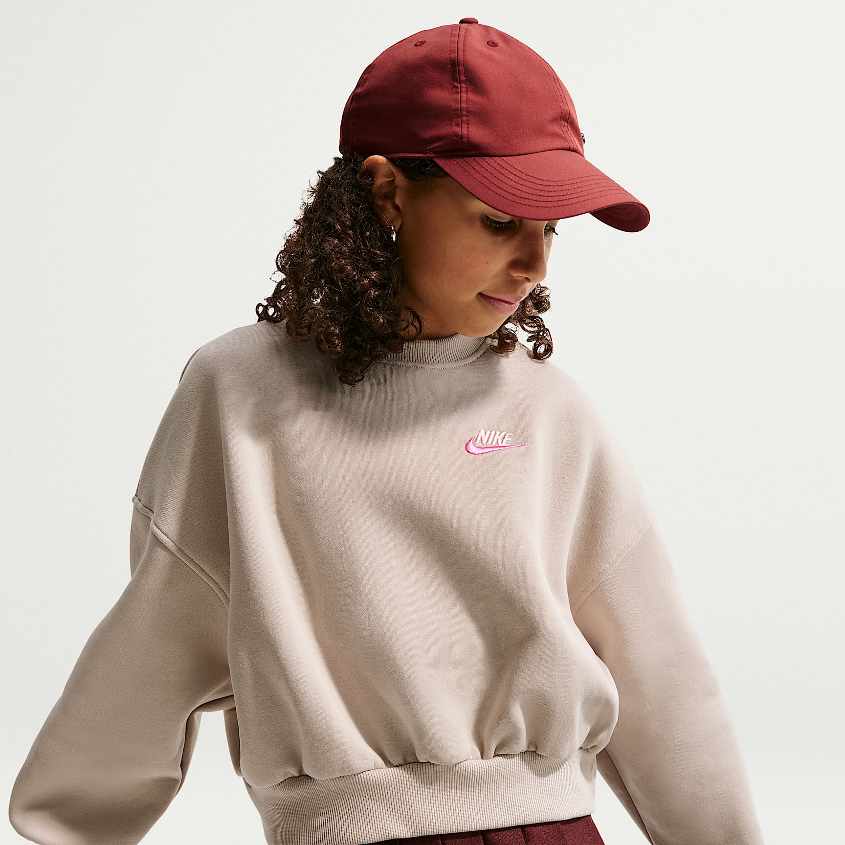 NIKE公式】ナイキ スポーツウェア クラブ フリース ガールズ ボクシー